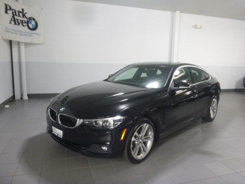 Jet Black BMW 4 Series 430i xDrive Gran Coupe.  Click to enlarge.