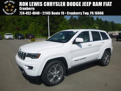 Bright White Jeep Grand Cherokee Limited 4x4 Sterling Edition.  Click to enlarge.
