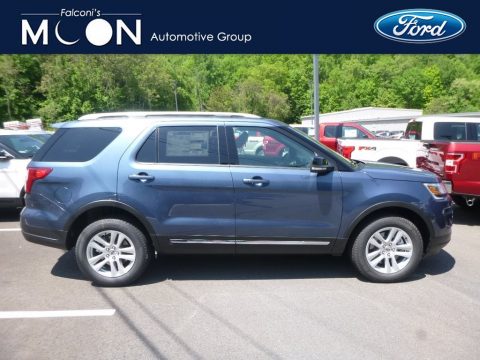Blue Metallic Ford Explorer XLT 4WD.  Click to enlarge.