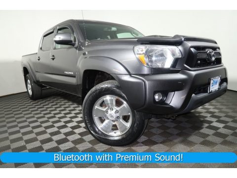 Magnetic Gray Metallic Toyota Tacoma V6 SR5 Double Cab 4x4.  Click to enlarge.