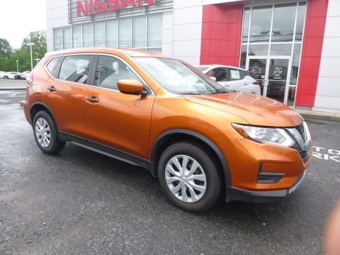 Monarch Orange Nissan Rogue S AWD.  Click to enlarge.