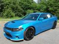 Front 3/4 View of 2018 Dodge Charger R/T Scat Pack #2