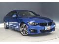 Front 3/4 View of 2019 BMW 4 Series 440i Gran Coupe #12