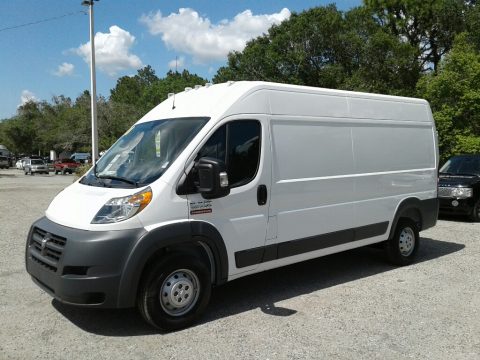 Bright White Ram ProMaster 2500 High Roof Cargo Van.  Click to enlarge.