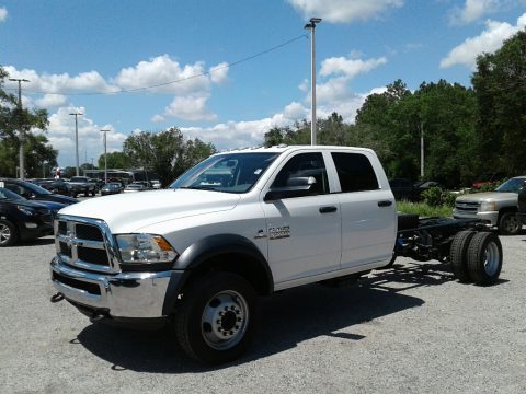 Bright White Ram 5500 Tradesman Crew Cab Chassis.  Click to enlarge.