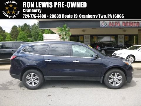 Blue Velvet Metallic Chevrolet Traverse LT AWD.  Click to enlarge.