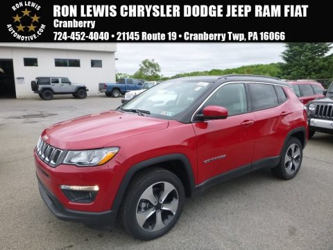 Redline Pearl Jeep Compass Latitude 4x4.  Click to enlarge.