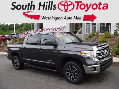 Magnetic Gray Metallic Toyota Tundra SR5 CrewMax 4x4.  Click to enlarge.