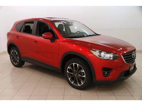 Soul Red Metallic Mazda CX-5 Grand Touring AWD.  Click to enlarge.