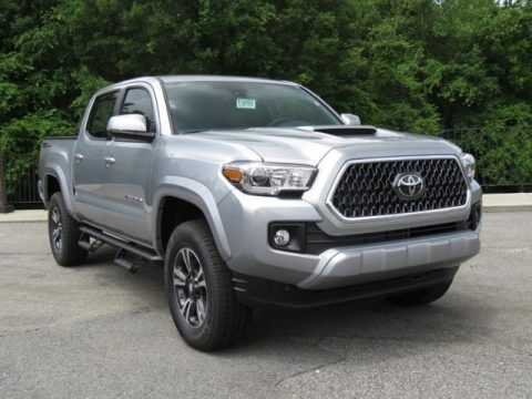 Silver Sky Metallic Toyota Tacoma TRD Sport Double Cab.  Click to enlarge.