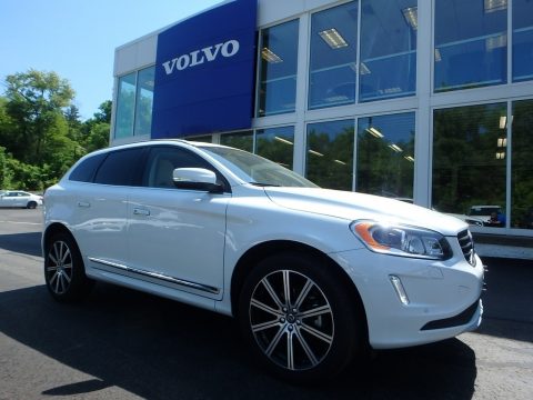 Ice White Volvo XC60 T6 AWD Inscription.  Click to enlarge.