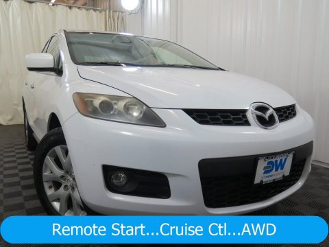 Crystal White Pearl Mica Mazda CX-7 Grand Touring.  Click to enlarge.