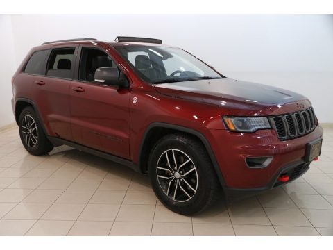 Velvet Red Pearl Jeep Grand Cherokee Trailhawk 4x4.  Click to enlarge.