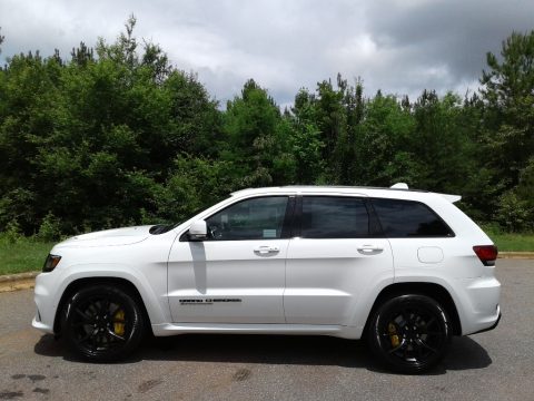 Bright White Jeep Grand Cherokee Trackhawk 4x4.  Click to enlarge.