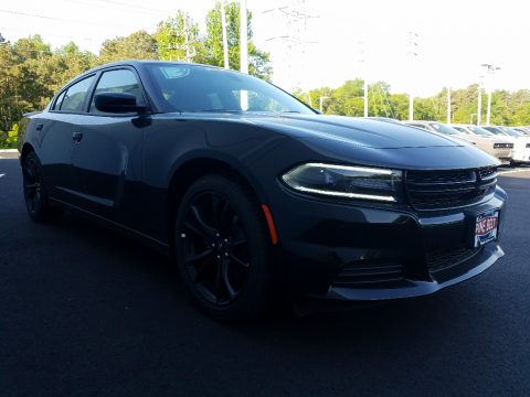 Pitch Black Dodge Charger SXT.  Click to enlarge.