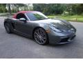 Front 3/4 View of 2017 Porsche 718 Boxster S #8