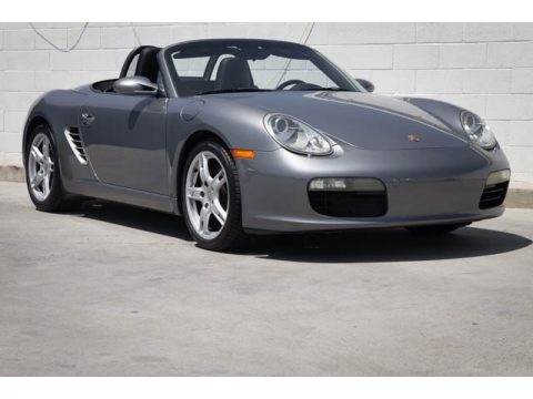Seal Grey Metallic Porsche Boxster .  Click to enlarge.