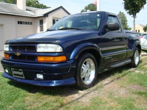 Indigo Blue Metallic Chevrolet S10 Xtreme Regular Cab.  Click to enlarge.