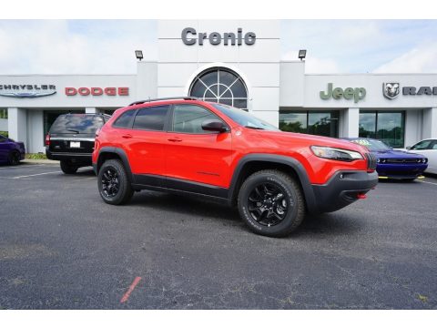 Firecracker Red Jeep Cherokee Trailhawk Elite 4x4.  Click to enlarge.