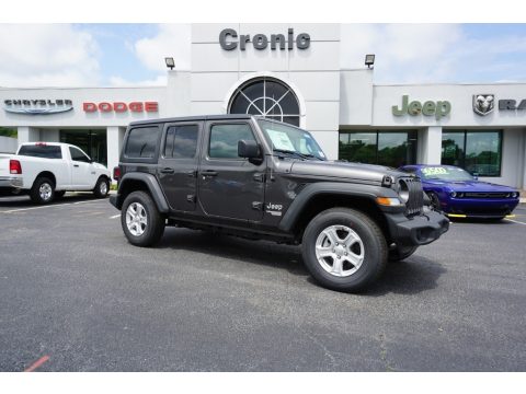 Granite Crystal Metallic Jeep Wrangler Unlimited Sport 4x4.  Click to enlarge.