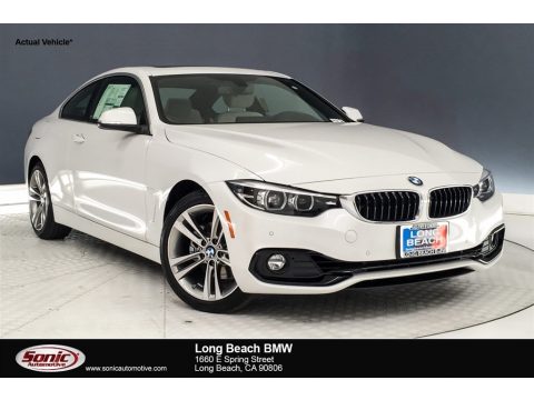 Mineral White Metallic BMW 4 Series 430i Coupe.  Click to enlarge.
