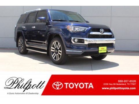Nautical Blue Metallic Toyota 4Runner Limited.  Click to enlarge.