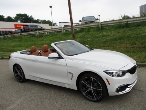Alpine White BMW 4 Series 430i xDrive Convertible.  Click to enlarge.