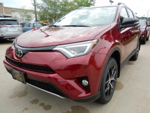 Ruby Flare Pearl Toyota RAV4 SE AWD.  Click to enlarge.