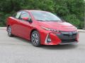 Front 3/4 View of 2018 Toyota Prius Prime Advanced #1