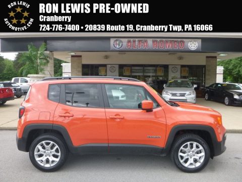 Omaha Orange Jeep Renegade Latitude 4x4.  Click to enlarge.