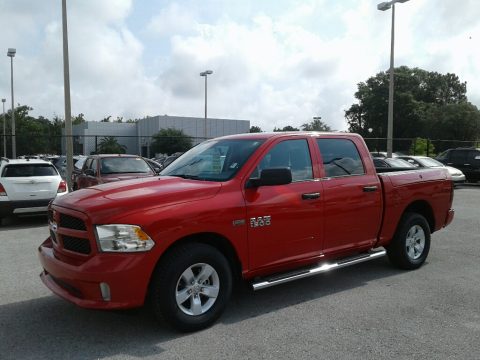 Flame Red Ram 1500 Express Crew Cab.  Click to enlarge.