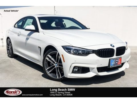 Alpine White BMW 4 Series 440i Coupe.  Click to enlarge.