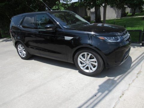 Santorini Black Metallic Land Rover Discovery HSE.  Click to enlarge.