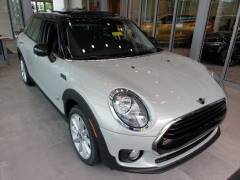 White Silver Mini Clubman Cooper All4.  Click to enlarge.