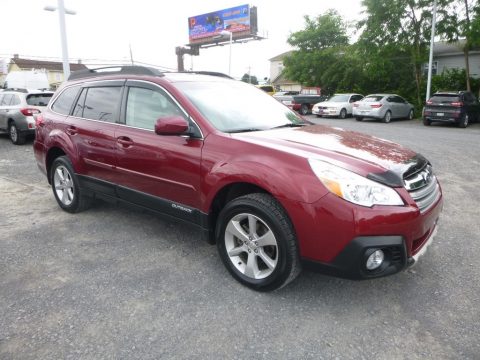 Venetian Red Pearl Subaru Outback 2.5i Limited.  Click to enlarge.