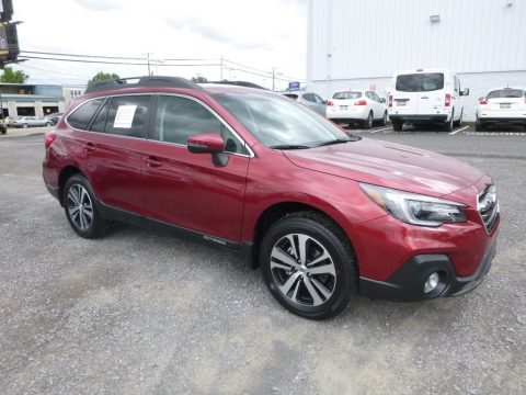 Crimson Red Pearl Subaru Outback 3.6R Limited.  Click to enlarge.