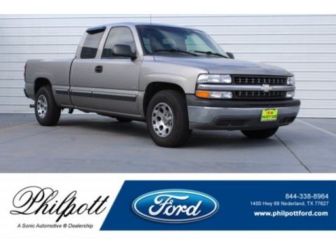 Light Pewter Metallic Chevrolet Silverado 1500 Extended Cab.  Click to enlarge.