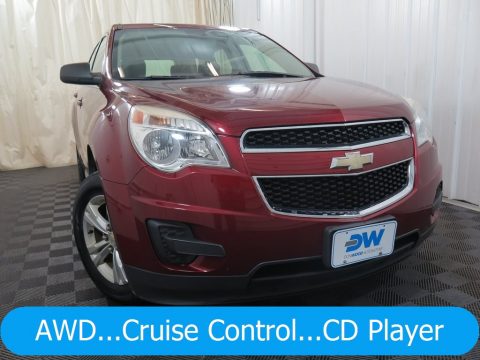 Cardinal Red Metallic Chevrolet Equinox LS AWD.  Click to enlarge.