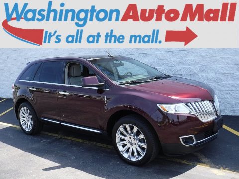 Bordeaux Reserve Red Metallic Lincoln MKX AWD.  Click to enlarge.