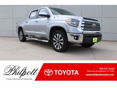 Silver Sky Metallic Toyota Tundra Limited CrewMax.  Click to enlarge.