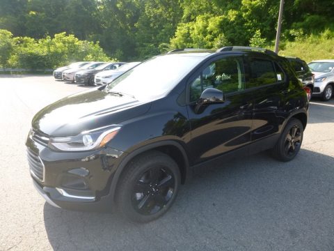 Mosaic Black Metallic Chevrolet Trax Premier AWD.  Click to enlarge.