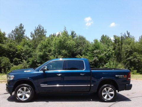 Patriot Blue Pearl Ram 1500 Limited Crew Cab 4x4.  Click to enlarge.