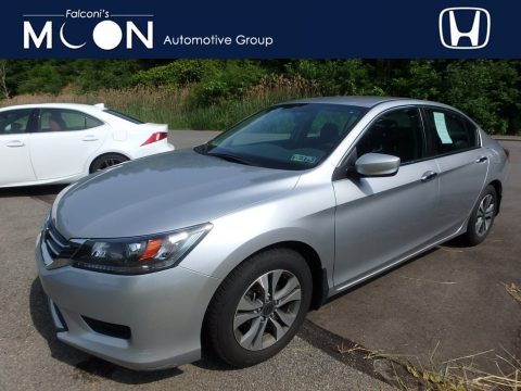 Alabaster Silver Metallic Honda Accord LX Sedan.  Click to enlarge.