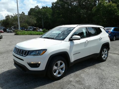 White Jeep Compass Latitude.  Click to enlarge.