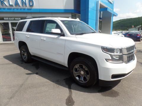 Summit White Chevrolet Tahoe LS 4WD.  Click to enlarge.