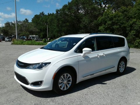 Bright White Chrysler Pacifica Touring L.  Click to enlarge.