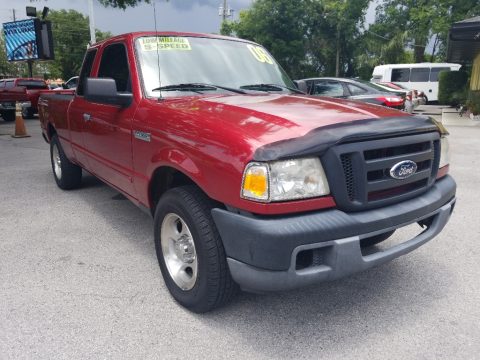 Redfire Metallic Ford Ranger XLT SuperCab.  Click to enlarge.