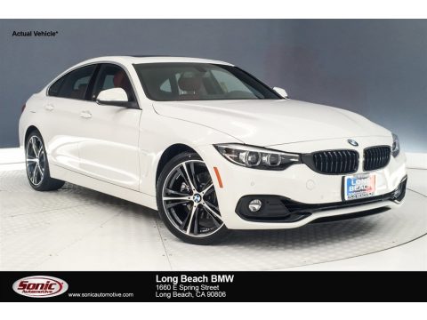 Alpine White BMW 4 Series 430i Gran Coupe.  Click to enlarge.