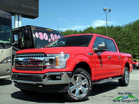 Race Red Ford F150 XLT SuperCrew 4x4.  Click to enlarge.