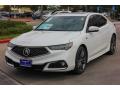Front 3/4 View of 2019 Acura TLX V6 A-Spec Sedan #3